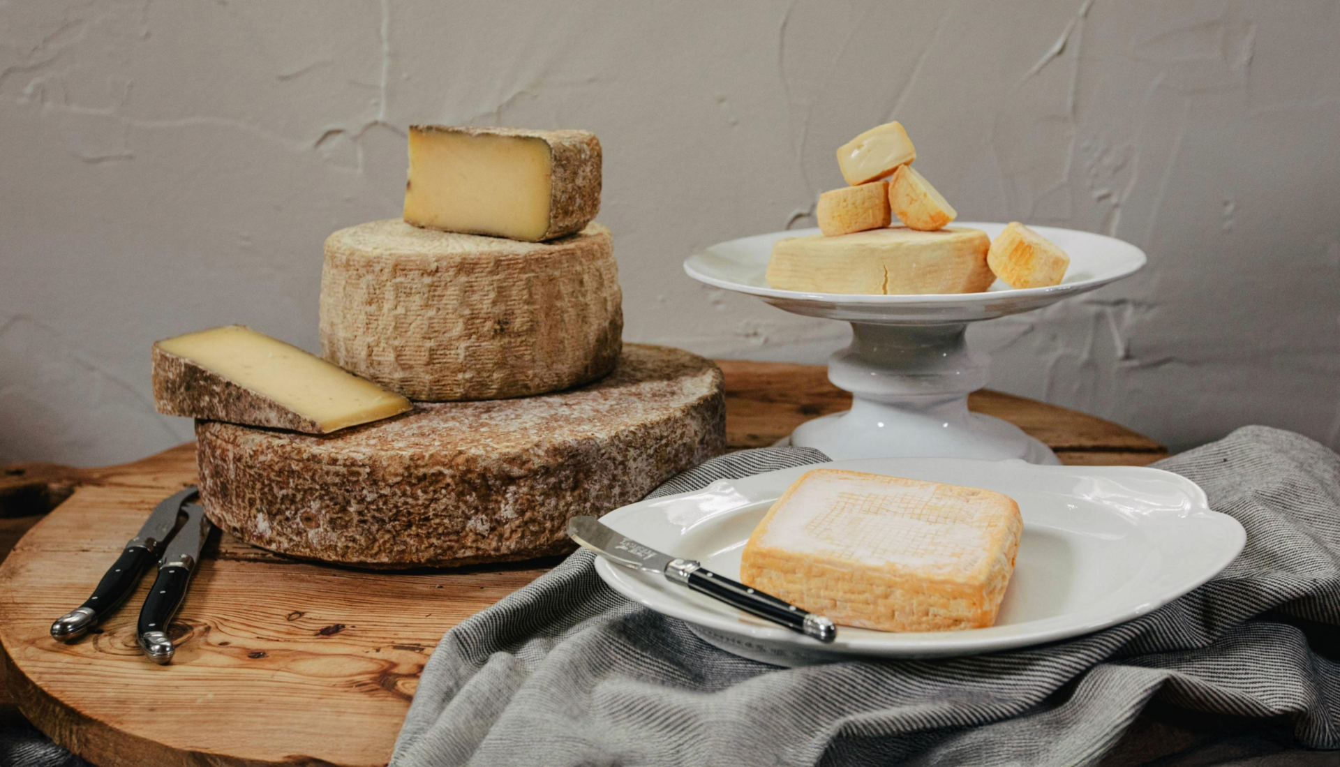 a selection of bellsong creamery cheeses